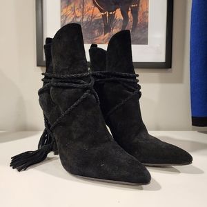 Schutz Fadhila Tassel Heeled Boots